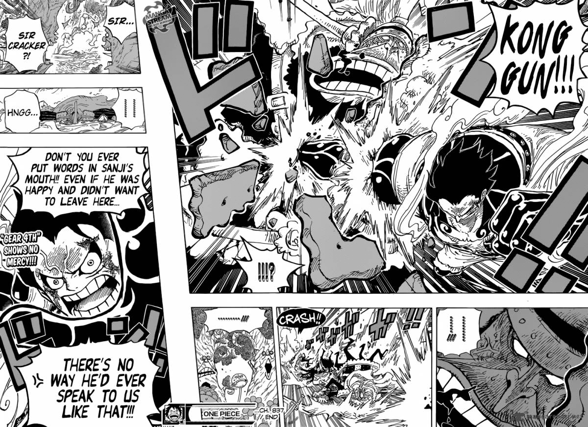 One Piece Chapter 837 - Page 17 in English