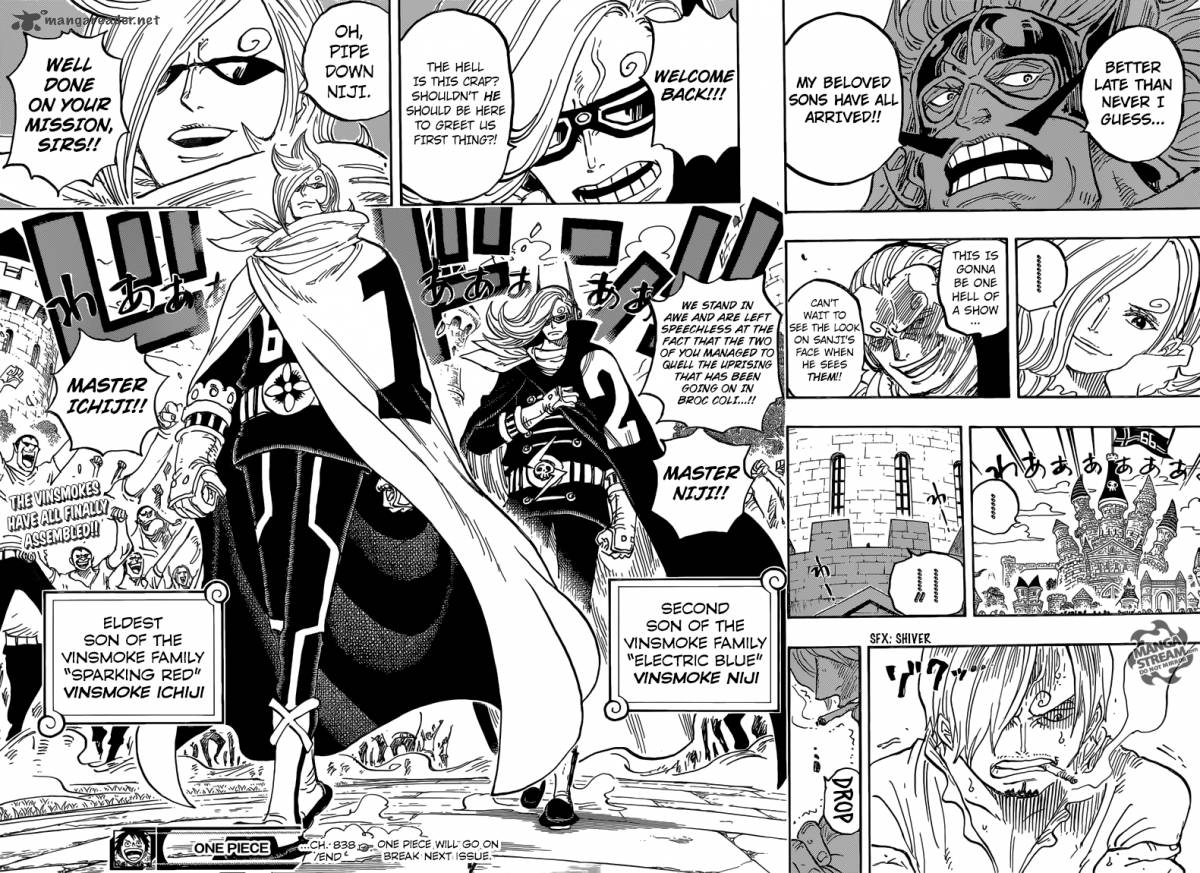 One Piece Chapter 838 - Page 14 in English