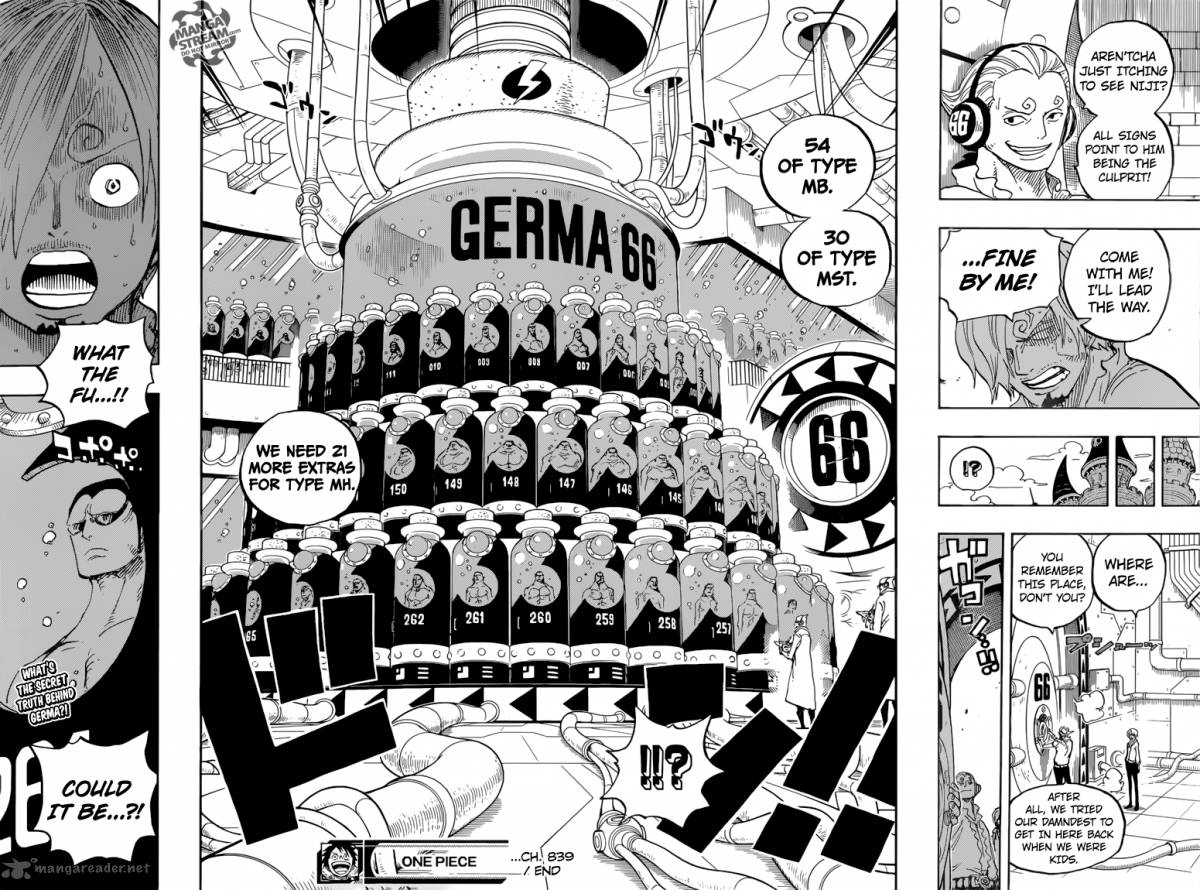 One Piece Chapter 839 - Page 17 in English