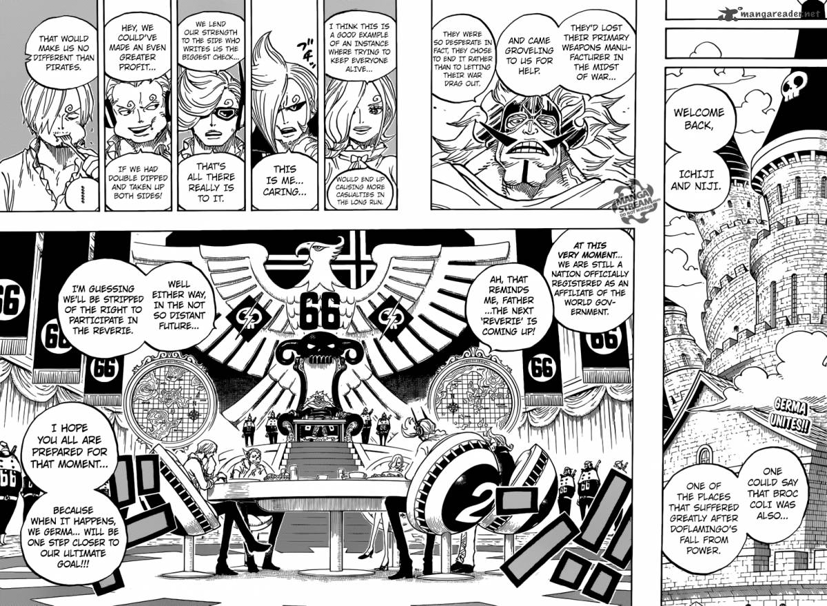 One Piece Chapter 839 - Page 4 in English