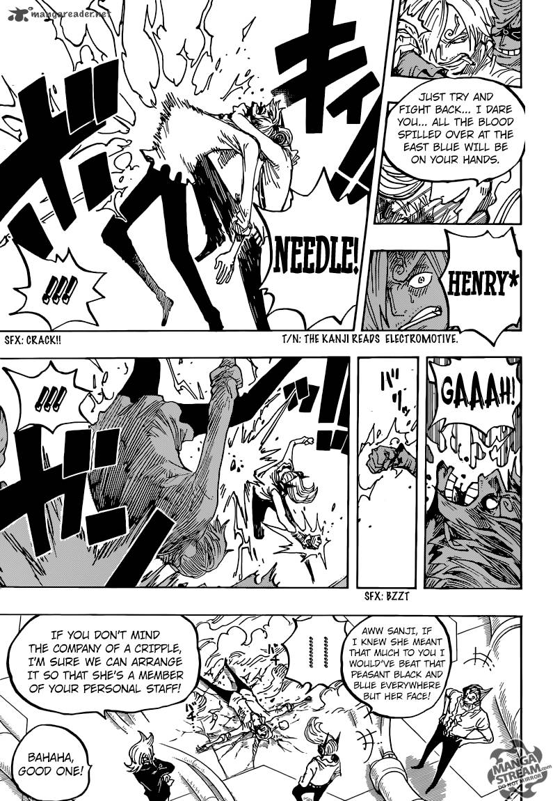 One Piece Chapter 840 - Page 11 in English