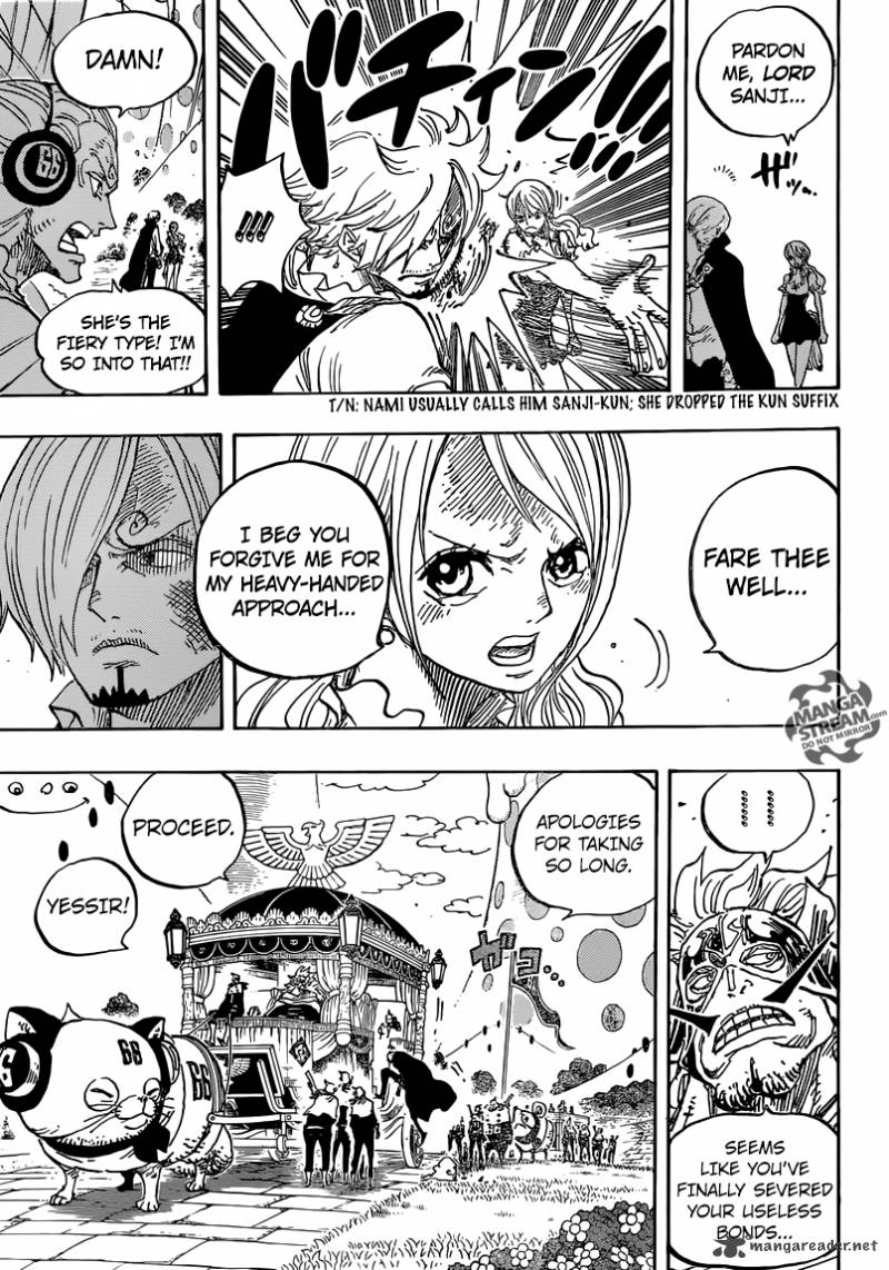 One Piece Chapter 844 - Page 15 in English