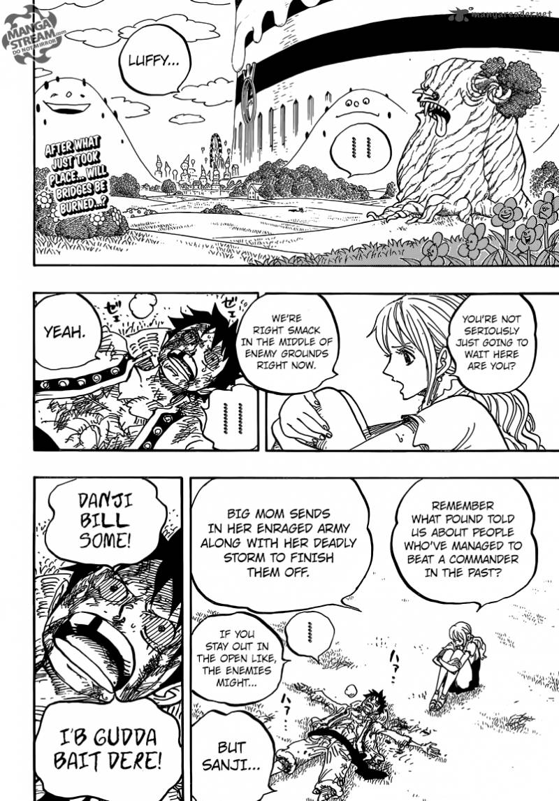 One Piece Chapter 845 - Page 3 in English