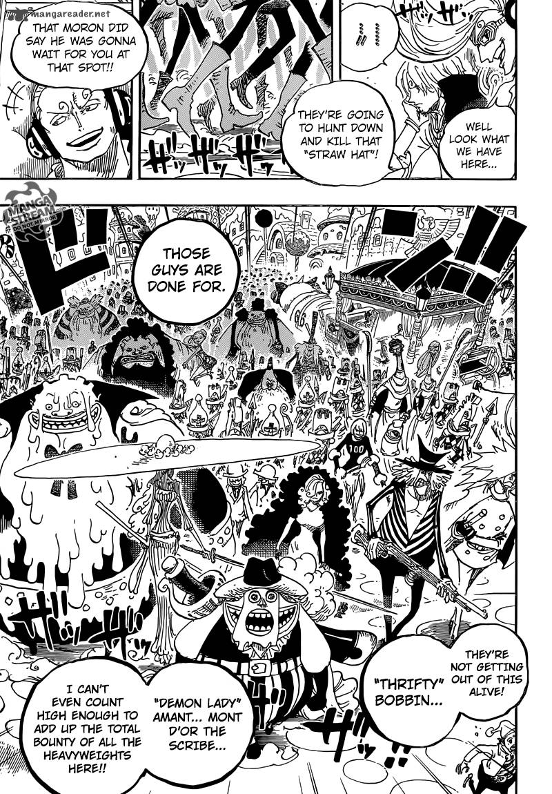 One Piece Chapter 845 - Page 6 in English