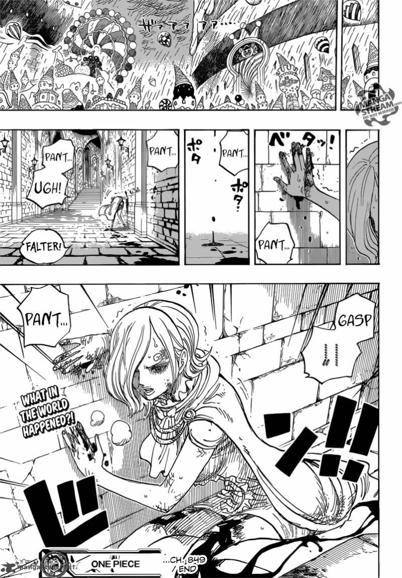 One Piece Chapter 849 - Page 19 in English