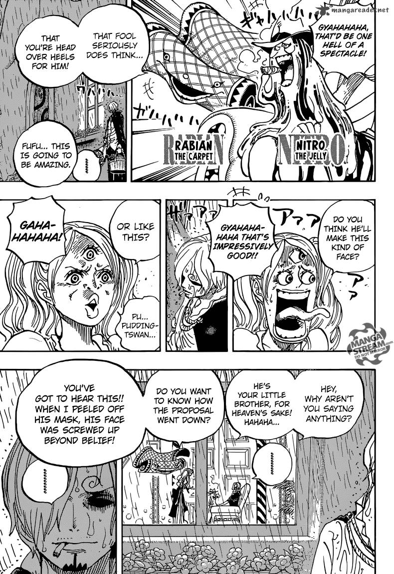 One Piece Chapter 851 - Page 5 in English