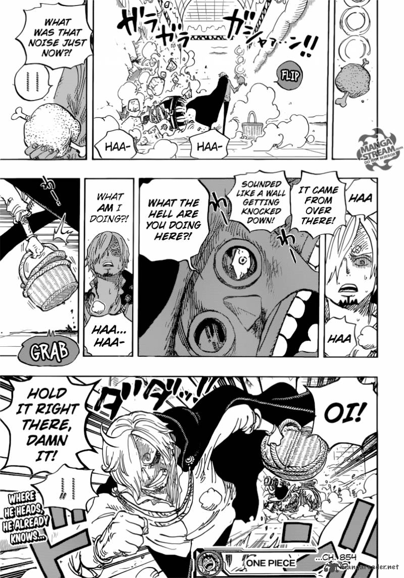 One Piece Chapter 854 - Page 18 in English