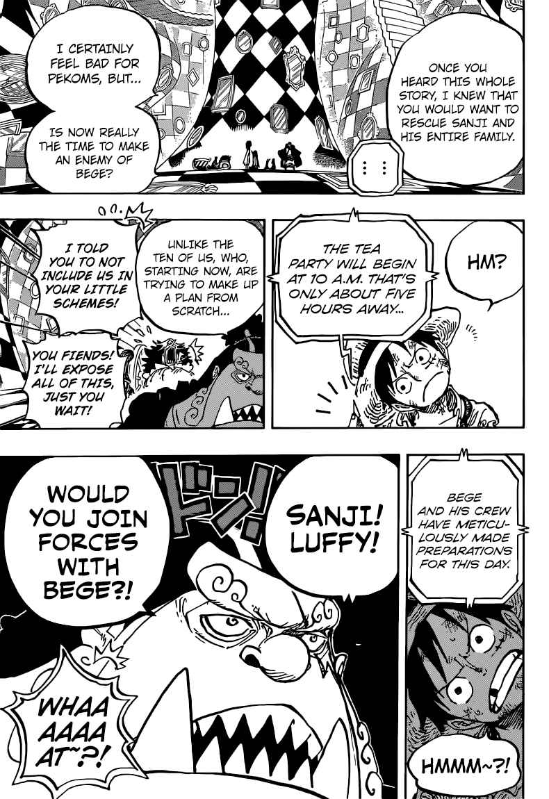 One Piece Chapter 857 - Page 15 in English