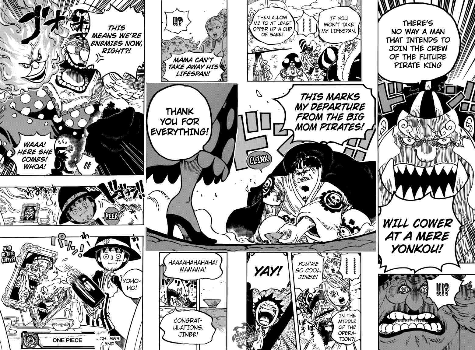 One Piece Chapter 863 - Page 19 in English