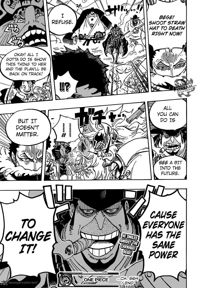 One Piece Chapter 864 - Page 16 in English