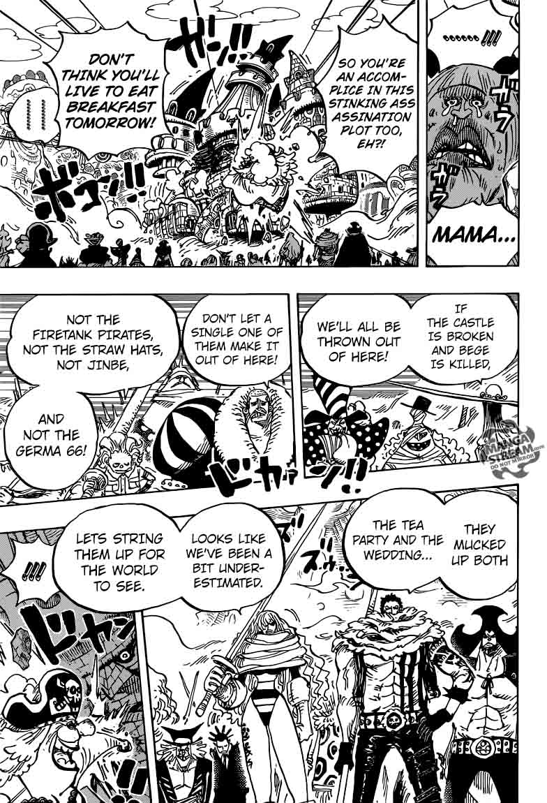 One Piece Chapter 870 - Page 3 in English
