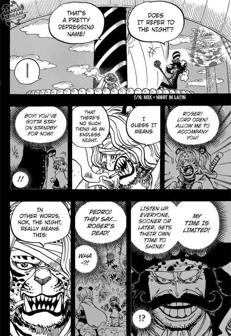 One Piece Chapter 878 - Page 4 in English