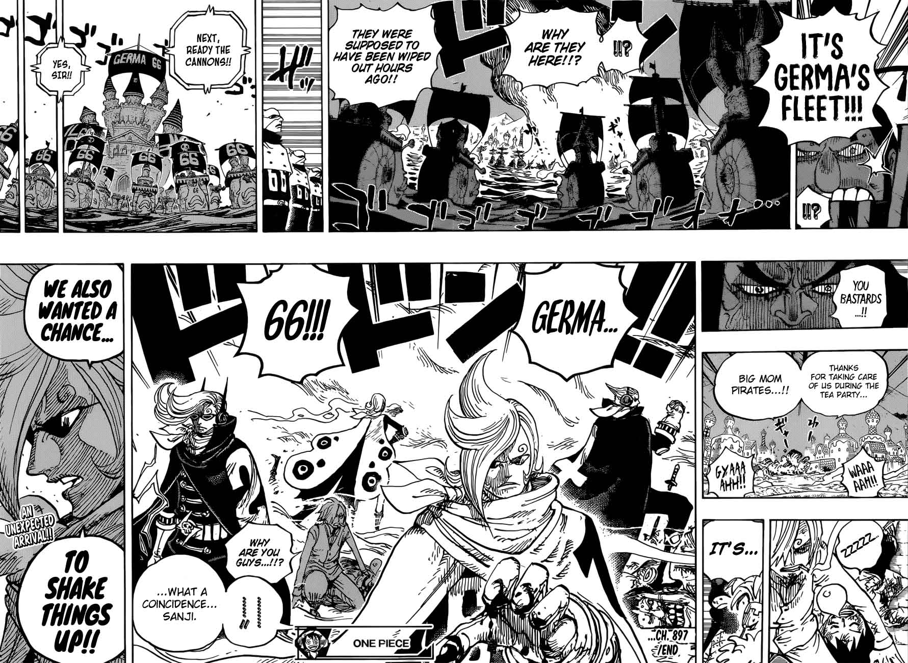 One Piece Chapter 897 - Page 14 in English