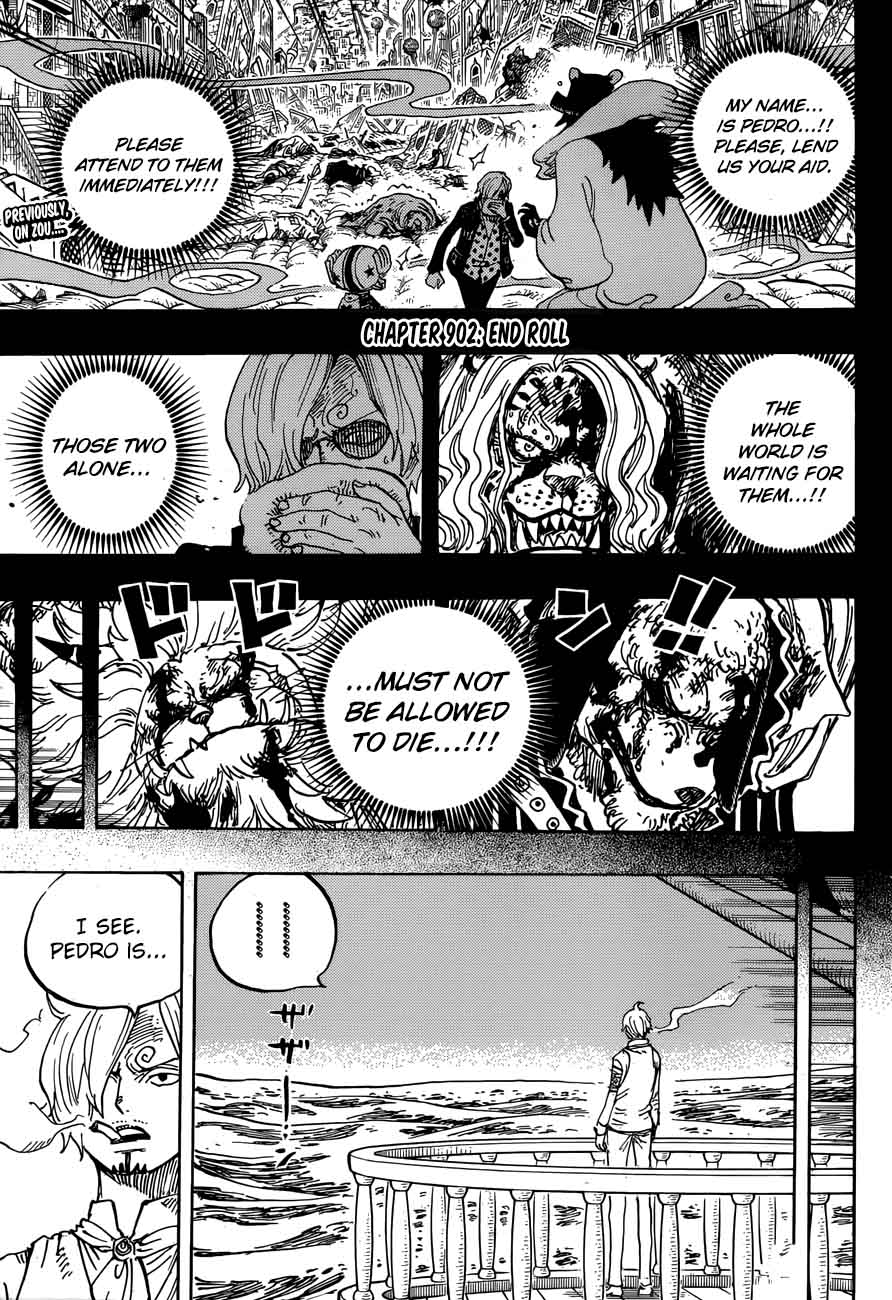 One Piece Chapter 902 - Page 3 in English