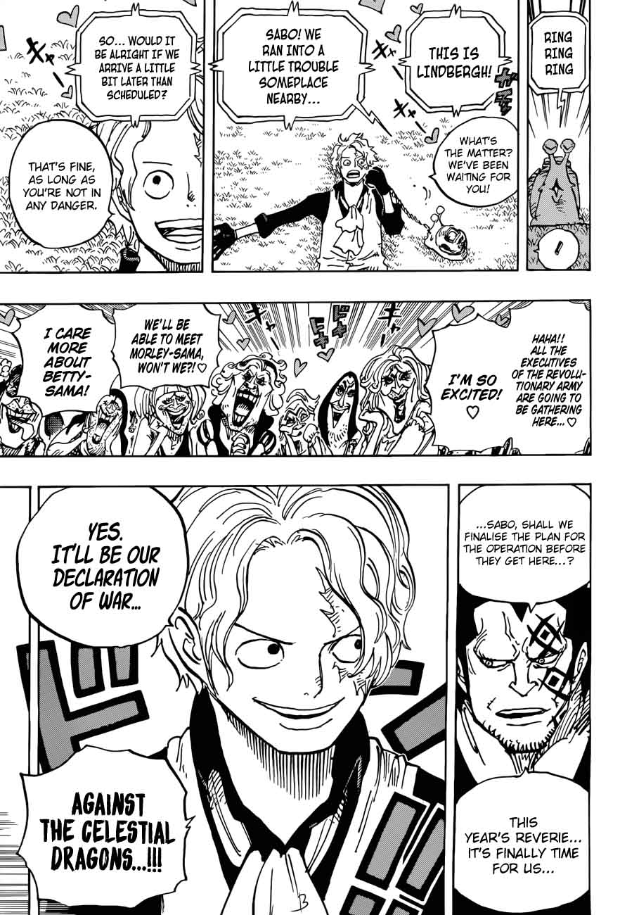 One Piece Chapter 904 - Page 3 in English