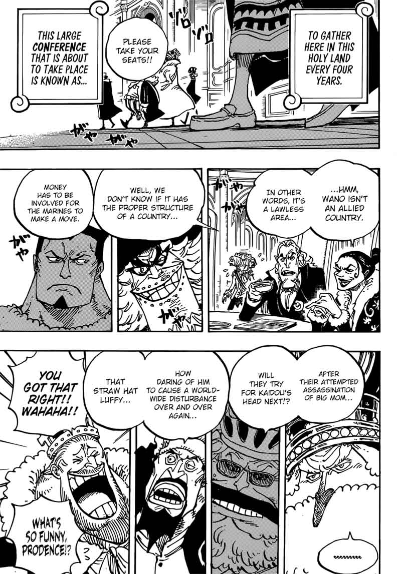One Piece Chapter 908 - Page 11 in English