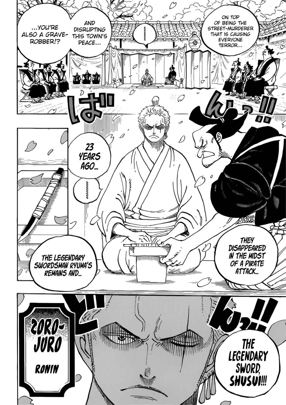 One Piece Chapter 909 - Page 13 in English