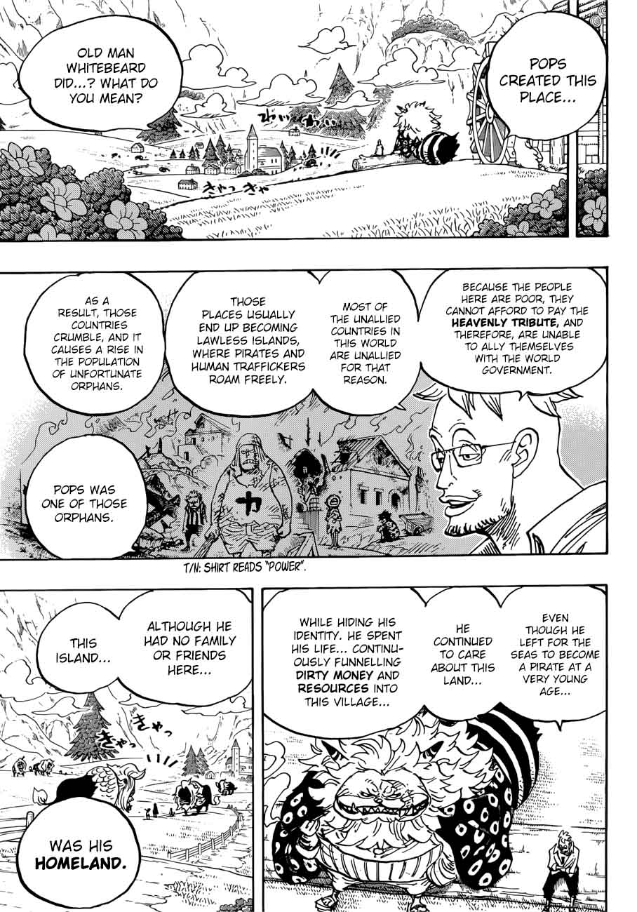 One Piece Chapter 909 - Page 5 in English