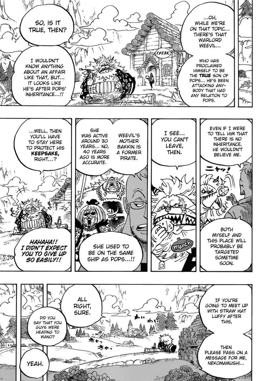 One Piece Chapter 909 - Page 7 in English