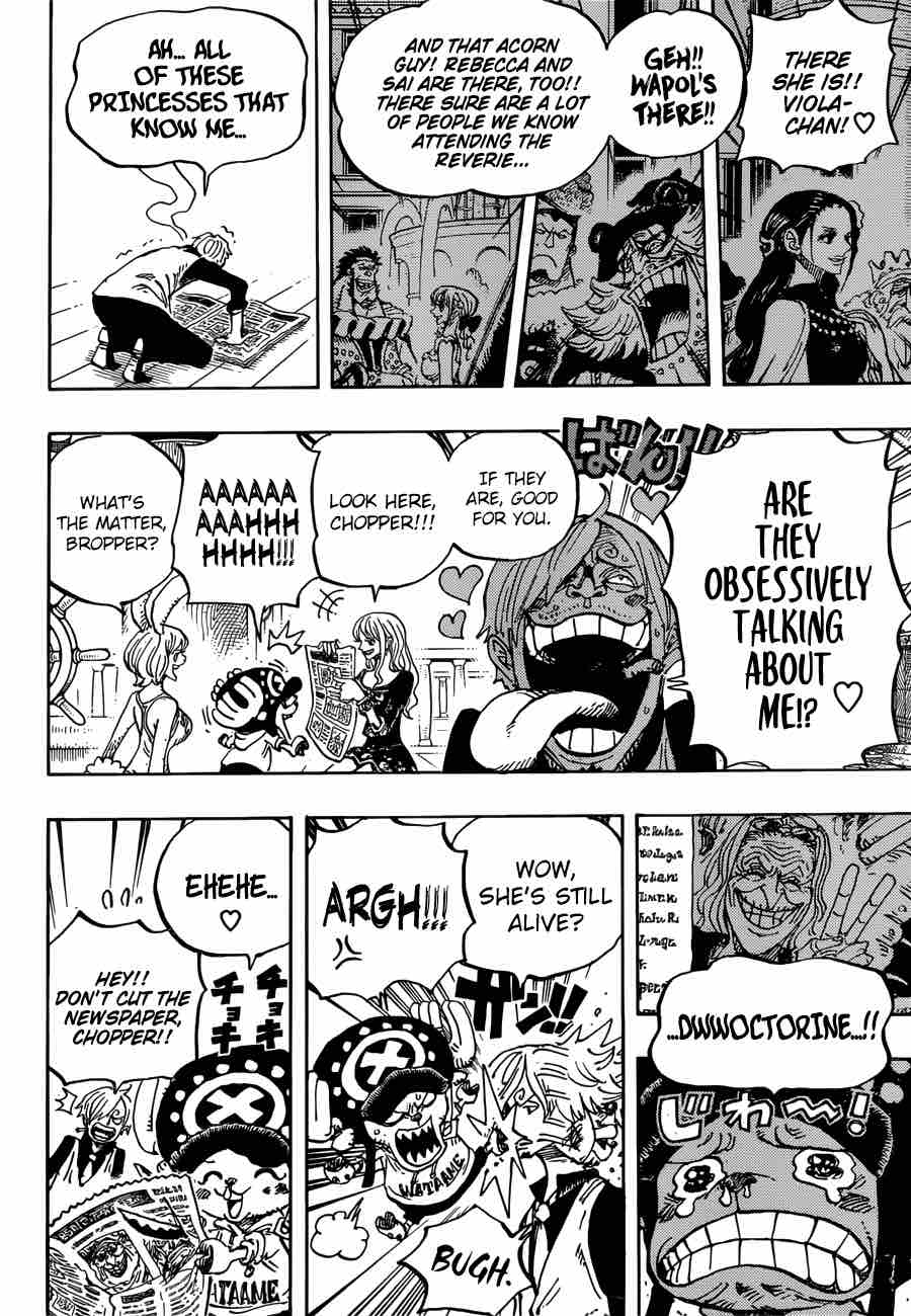 One Piece Chapter 910 - Page 3 in English