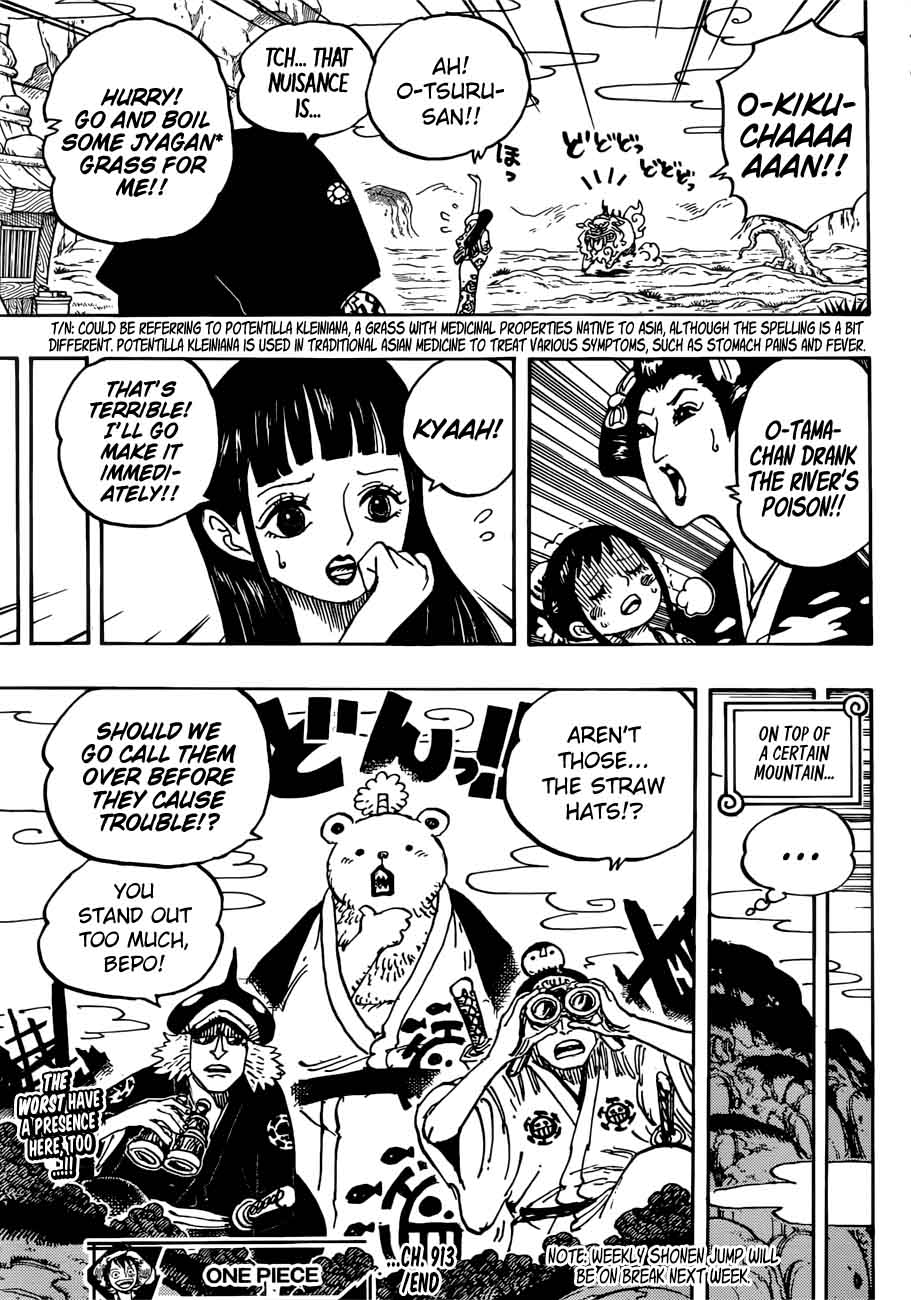 One Piece Chapter 913 - Page 14 in English