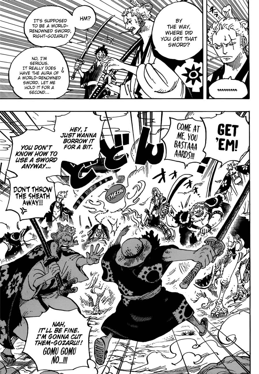 One Piece Chapter 913 - Page 3 in English