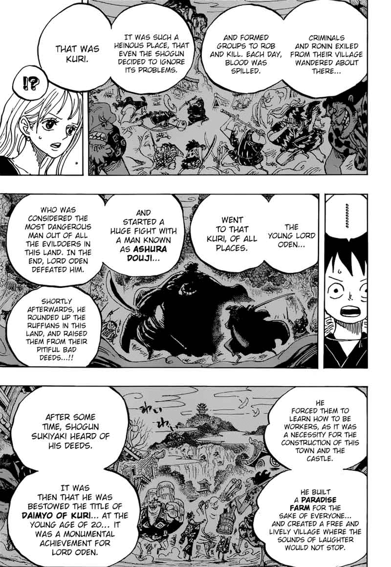 One Piece Chapter 920 - Page 3 in English