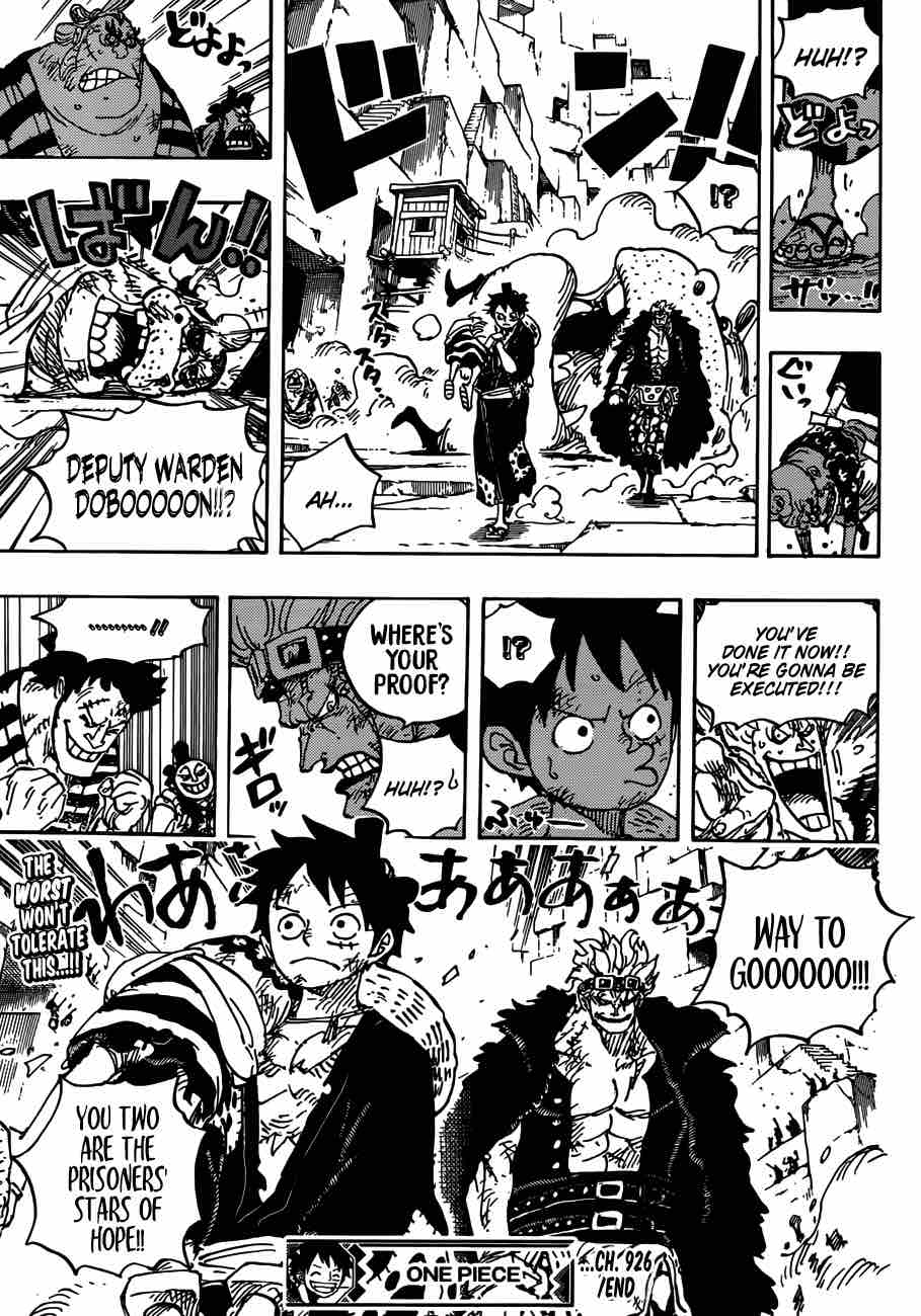 One Piece Chapter 926 - Page 17 in English