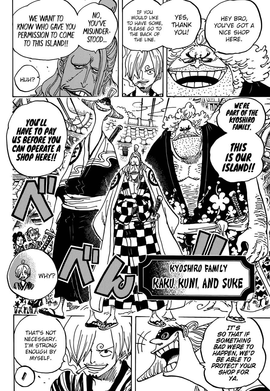 One Piece Chapter 927 - Page 4 in English