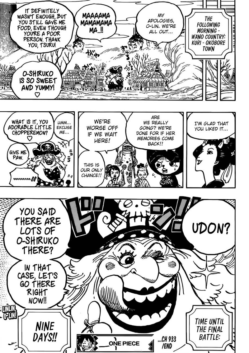 One Piece Chapter 933 - Page 17 in English
