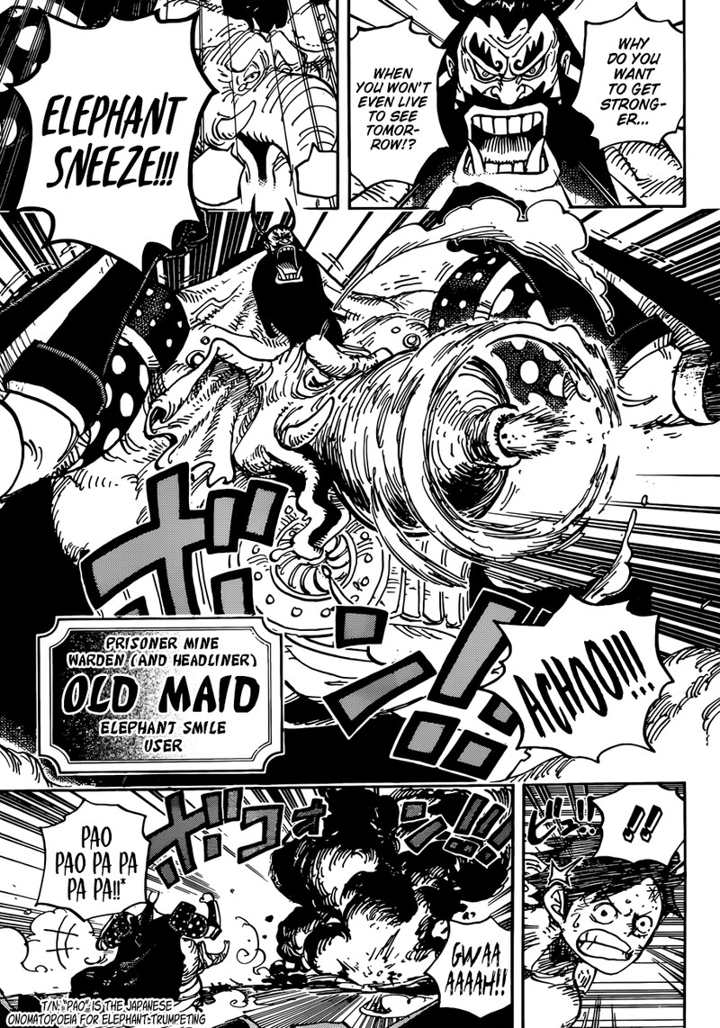 One Piece Chapter 935 - Page 7 in English