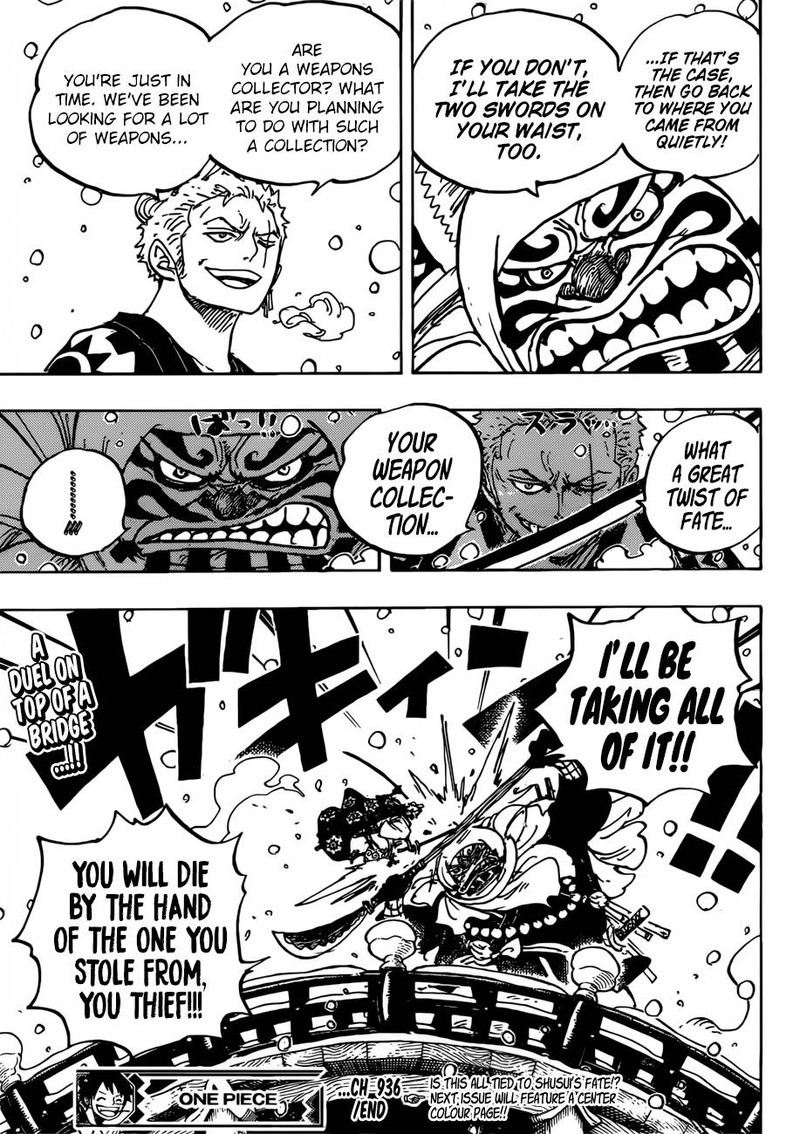 One Piece Chapter 936 - Page 17 in English