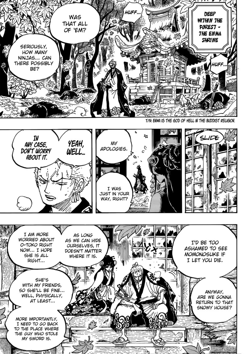 One Piece Chapter 950 - Page 14 in English