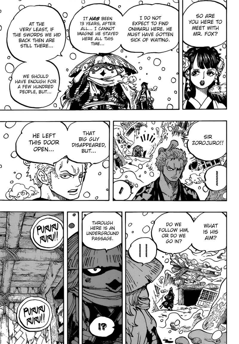 One Piece Chapter 953 - Page 14 in English