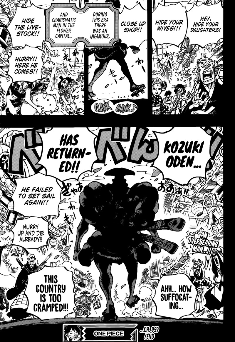 One Piece Chapter 959 - Page 17 in English