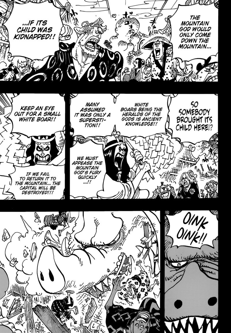 One Piece Chapter 961 - Page 3 in English