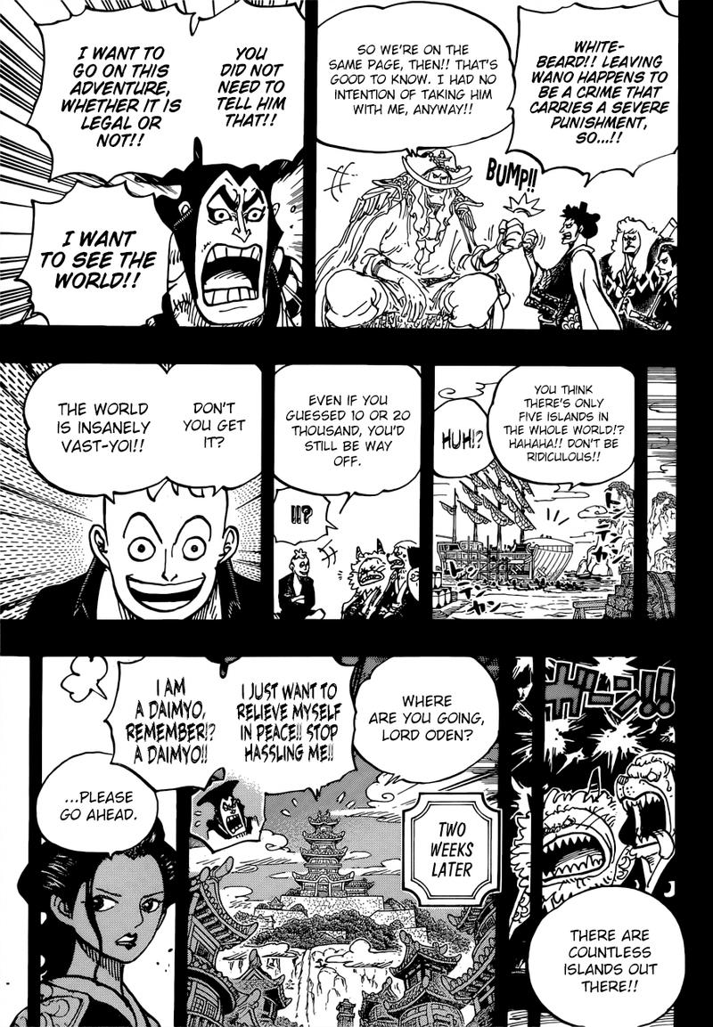 One Piece Chapter 964 - Page 3 in English