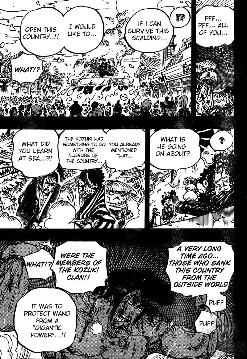 One Piece Chapter 972 - Page 6 in English