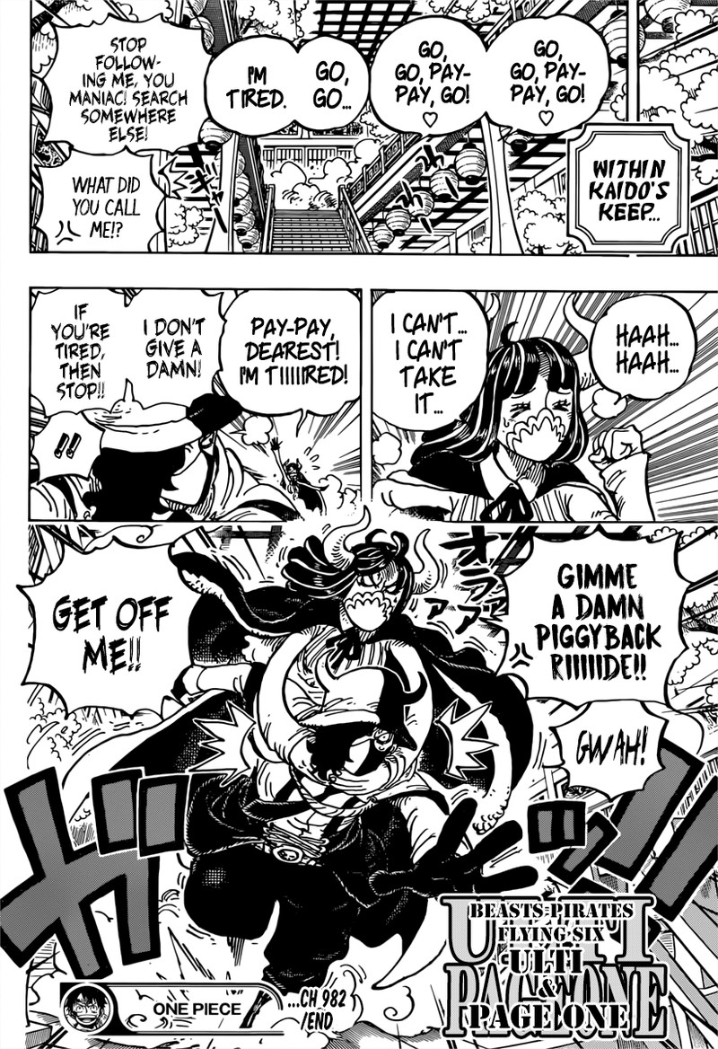 One Piece Chapter 982 - Page 16 in English