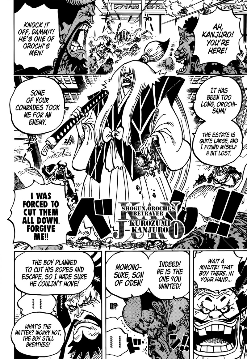 One Piece Chapter 982 - Page 4 in English