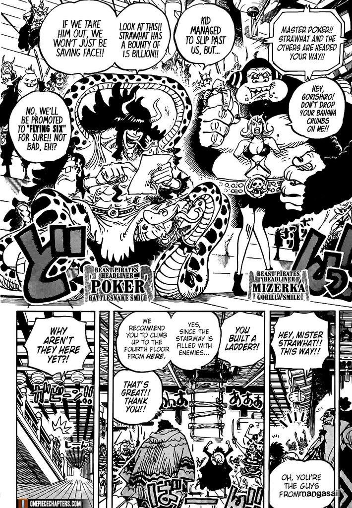 One Piece Chapter 997 - Page 6 in English