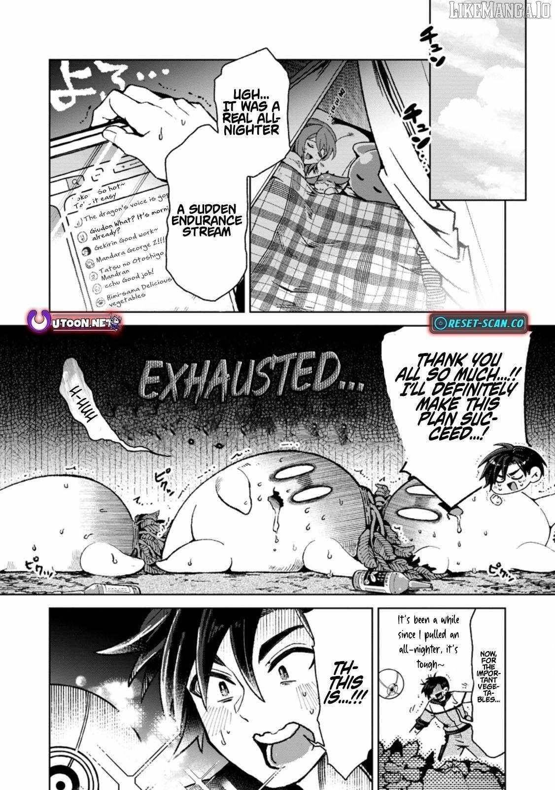 I’m an Overworked Corporate Slave, but After Being Embraced by a Dragon, I Started Streaming My Pet Life With a Tiny Dragon and Monsters on a Farm Chapter 7.3 - Page 4 in English