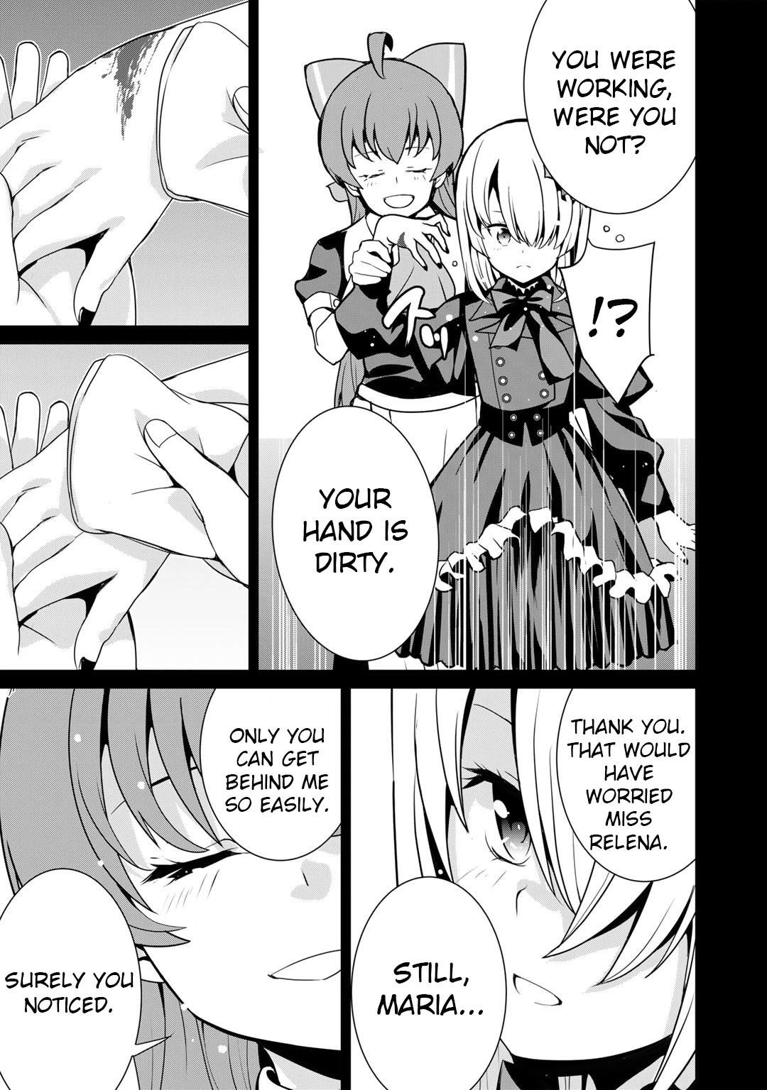 Saikyou no Kurokishi, Sentou Maid ni Tenshoku shimashita Chapter 46 - Page 12 in English