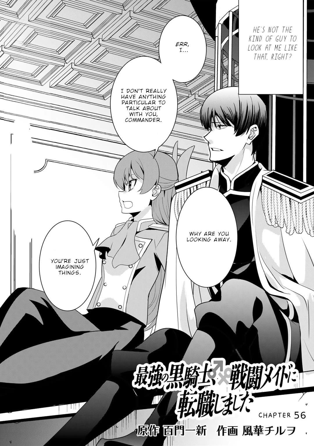 Saikyou no Kurokishi, Sentou Maid ni Tenshoku shimashita Chapter 56 - Page 3 in English