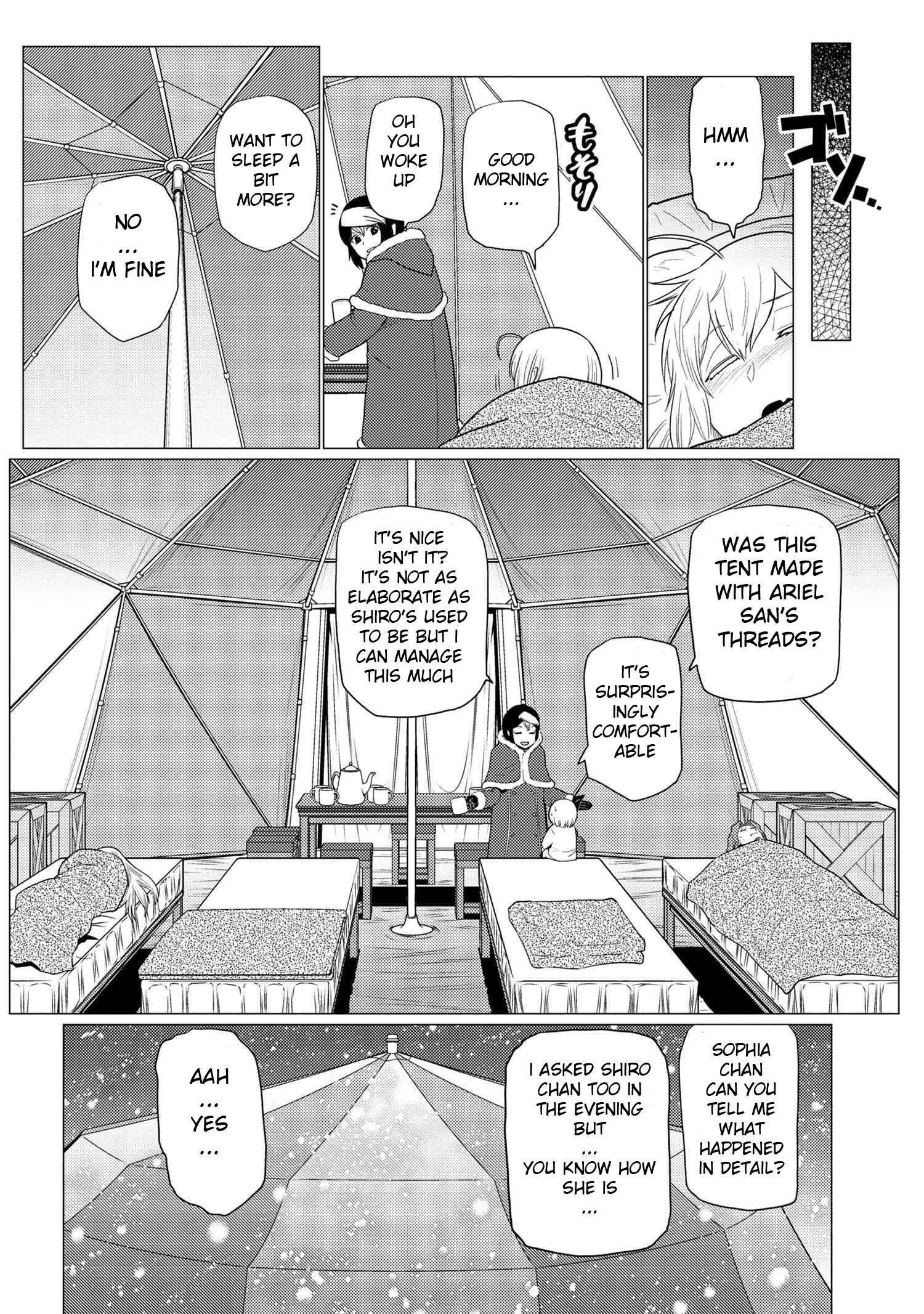 Kumo Desu Ga, Nani Ka? Chapter 70.1 - Page 14 in English