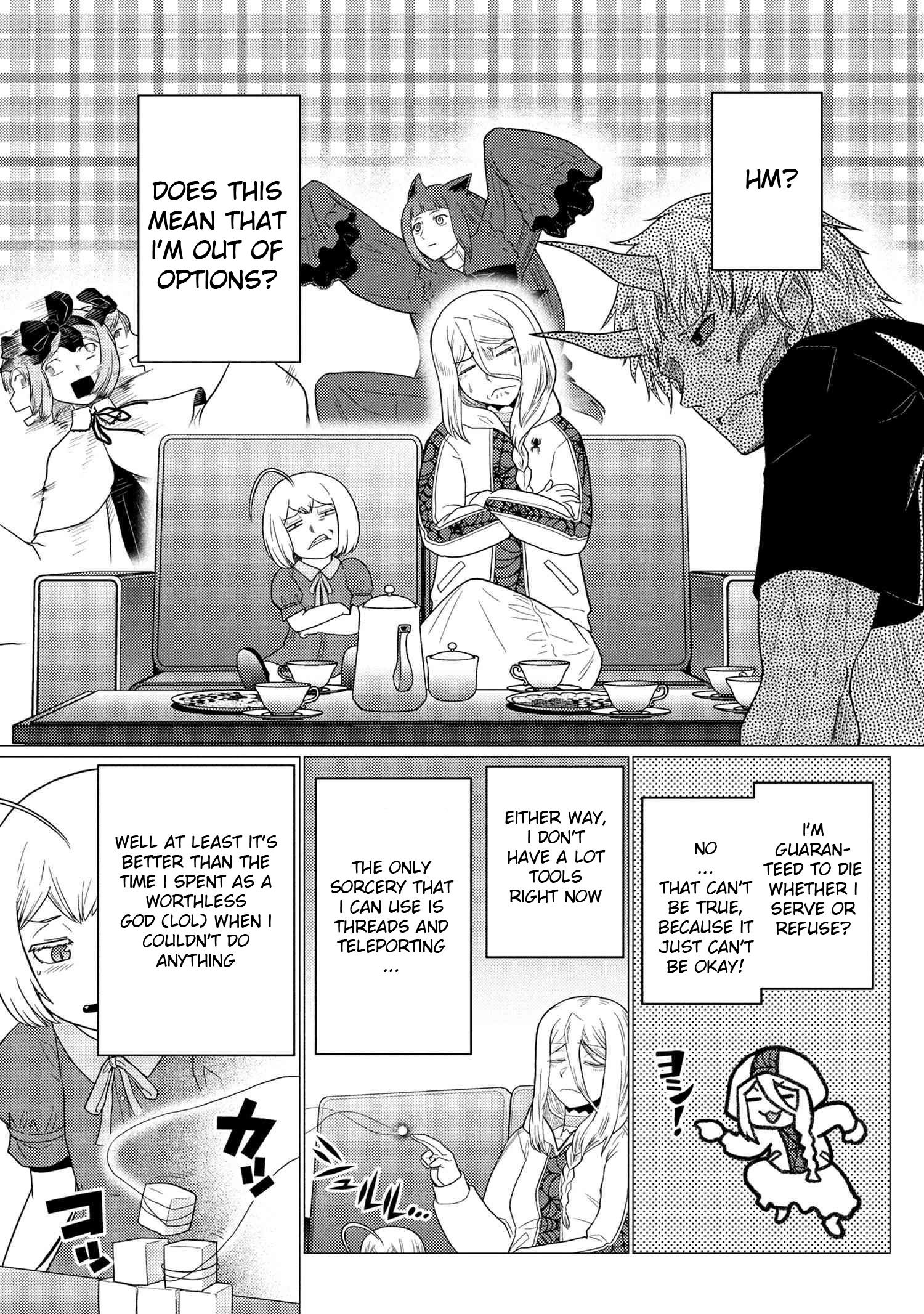 Kumo Desu Ga, Nani Ka? Chapter 76.1 - Page 12 in English