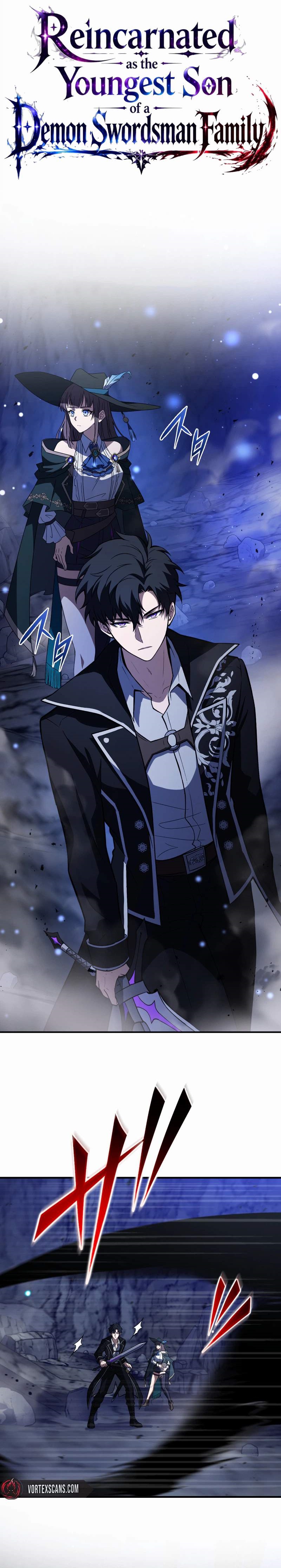 Reincarnated as the Youngest Son of a Demon Swordsman Family Chapter 17 - Page 1 in English
