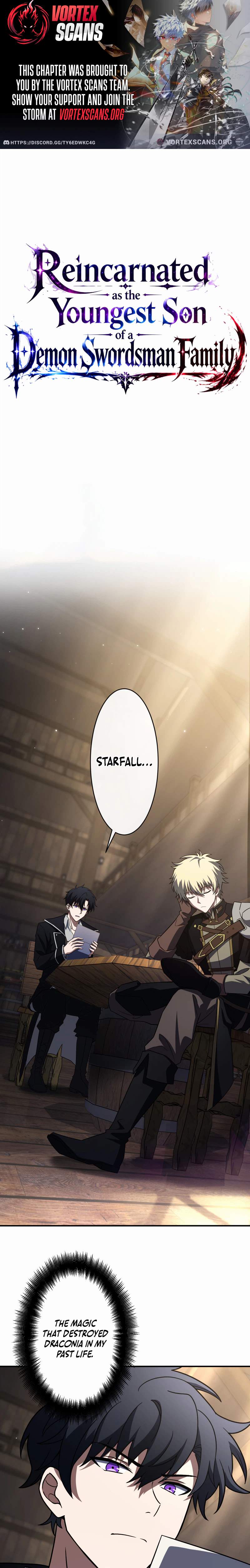 Reincarnated as the Youngest Son of a Demon Swordsman Family Chapter 18 - Page 1 in English