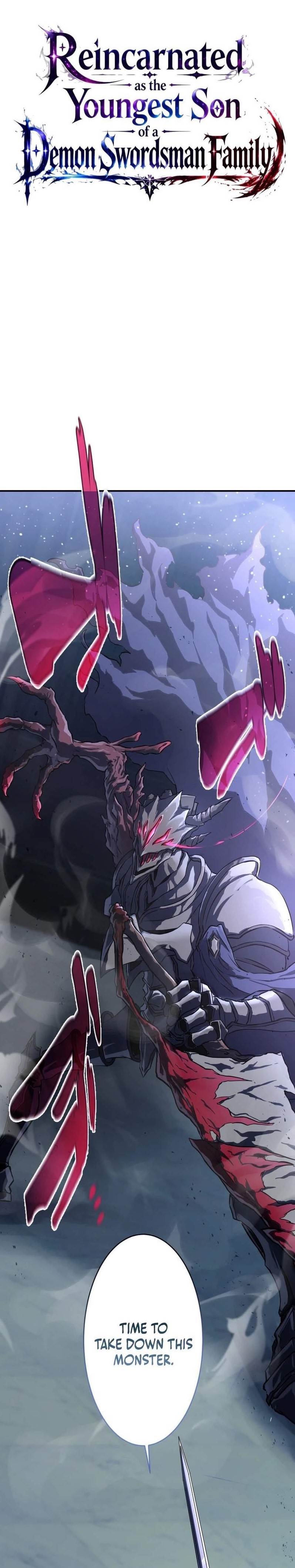 Reincarnated as the Youngest Son of a Demon Swordsman Family Chapter 9 - Page 1 in English