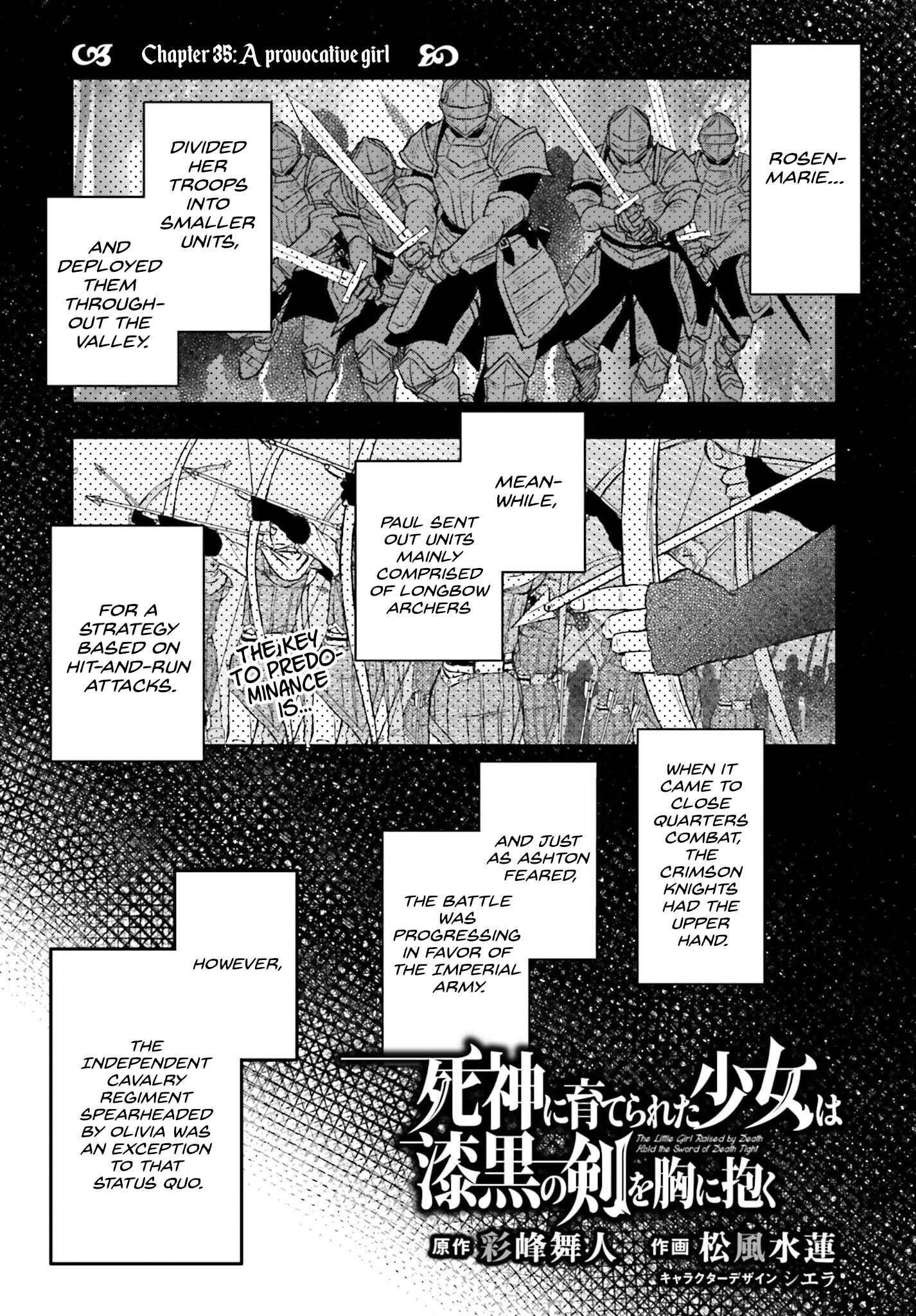 The Little Girl Raised By Death Hold The Sword Of Death Tight Chapter 35 - Page 3 in English